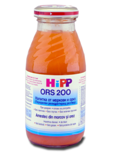 HIPP ORS 200 pe baza de morcovi si mucilagiu de orez (6 luni) 200 ml /2300/ N1
