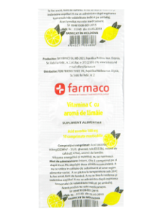 Acid ascorbic cu glucoza (vitamina C) lamaie N10
