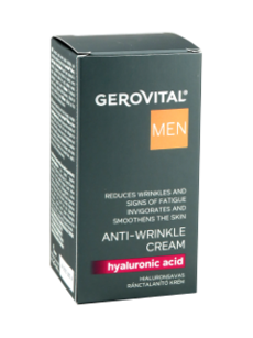 Gerovital Men crema antirid cu acid hialuronic  N1