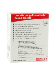 Lancete p/u glucometru sterile 28G N100