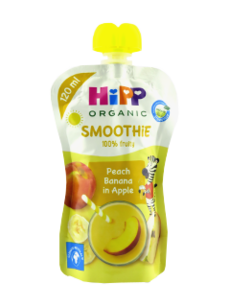 HIPP SMOOTHiE Piersica, banana si mar 120 ml /84001/ N1
