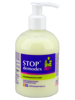 STOP DEMODEX sapun lichid pentru fata si corp N1