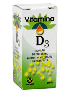 Vitamina D3 Biofarm N1