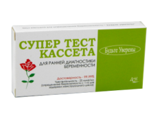 Тест д/опред. беременности Супер тест кассета 