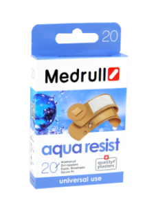Пластырь MEDRULL Aqua Res (1.9x7.2 см-10 шт, 2.5x7.2 см-6 шт,диам. 2.2 см) № 20 N20