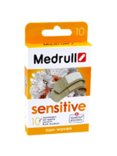 Пластырь MEDRULL Sensitive (1.9x7.2 см-6 шт, 2.5x7.2 см-4 шт.) № 10