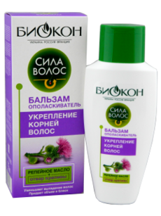 Biokon Sila Volos Ulei de Brusture balsam-conditioner pentru intarirea radacinilor parului N1