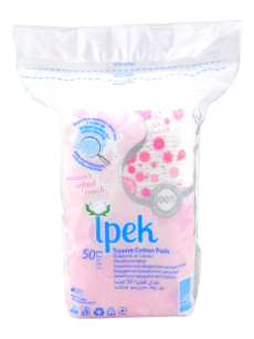 Ватные диски IPEK (квадр.) N50