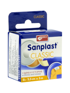 Emplastru Sanplast Classic 2.5 cm x 5 m N1