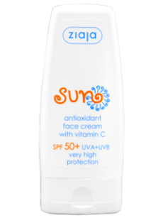 Ziaja Sun. Crema antioxidanta cu vitamina C SPF 50+, 50 ml N1