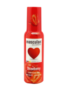 Lubrifiant intim MASCULAN STRAWBERRY cu dozator N1