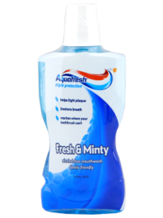 Apa de gura Aquafresh FreshMinty fara alcool N1