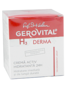 Gerovital H3 Derma+ crema activ hidratanta 24h  N1