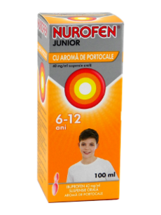 Нурофен Джуниор с ароматом апельсина N1