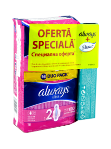 Always Ultra Super Plus Duo + Discrieet №20 N16