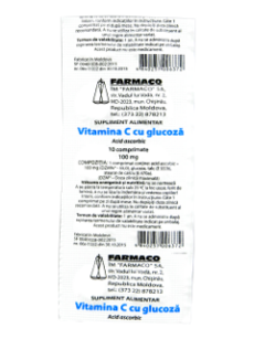 Acid ascorbic cu glucoza (Vitamina C) N10