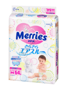 MERRIES Size M №64 6-11kg (SJ) scutece N64