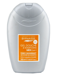 Byphasse Men gel de dus-sampon 2 in 1(groovy paradise)  N1