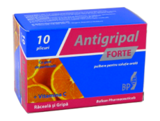 Antigripal FORTE Cu gust de portocale N10