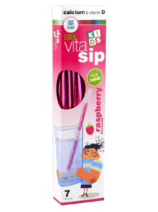 Leben VitaSip Kids Raspberry Ca+Vitamin D(7 tubulete) N1