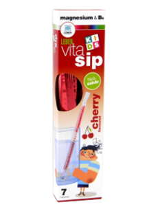 Leben VitaSip Kids Cherry Vitamin B6+Magnesium (7 tubulete) N1