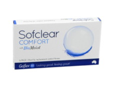 Контактные линзы Sofclear Comfort 1 luna -2,25 N6