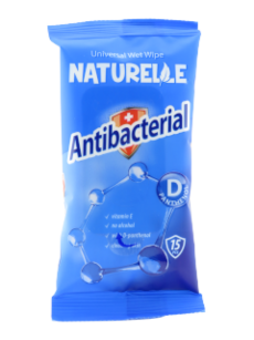 Servetele umede Naturelle Antibacterial cu D pantenol N15
