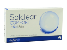 Контактные линзы Sofclear Comfort 1 luna -6,00 N6