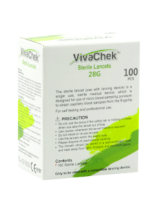 Lancete sterile VivaChek 28G № 100 N100