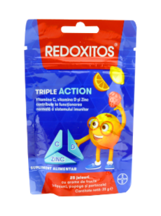Redoxitos Triple Action Vit. C + Zn + Vit. D (copii) N25