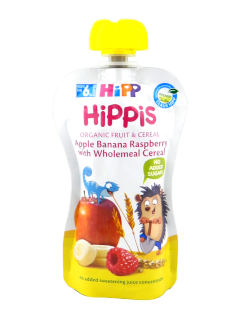 HIPPiS FructCereale Mar-banana -zmeura (6 luni) 100 g /8534/ N1
