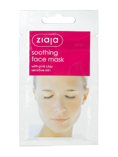 Зиажа маска успокаивающая для лица с розовой глиной для чувствительной кожи N1