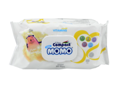 Servetele umede p/ru copii ULTRA COMPACT MOMO MINI Multivitamin cu capac N100