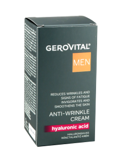Gerovital Men crema antirid cu acid hialuronic  N1