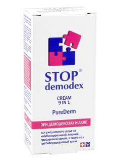 STOP DEMODEX Pure Derm 9 in 1 crema fata  N1