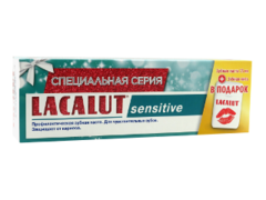 Зуб. паста Lacalut Sensitive + зубная нить N1
