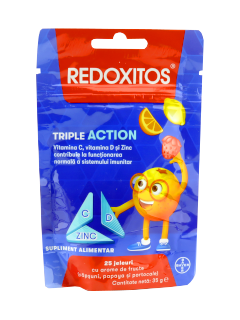 Redoxitos Triple Action Vit. C + Zn + Vit. D (copii) N25