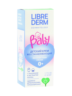 Librederm Baby Cremă regenerantă pentru copii cu lanolină și extract de bumbac N1